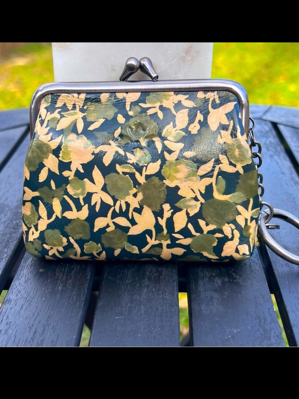 NWT Patricia Nash Borse Coin Purse in Olive Groves Print